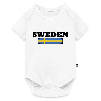 SUÈDE - Body à manches courtes Premium Bébé - blanc - Devant