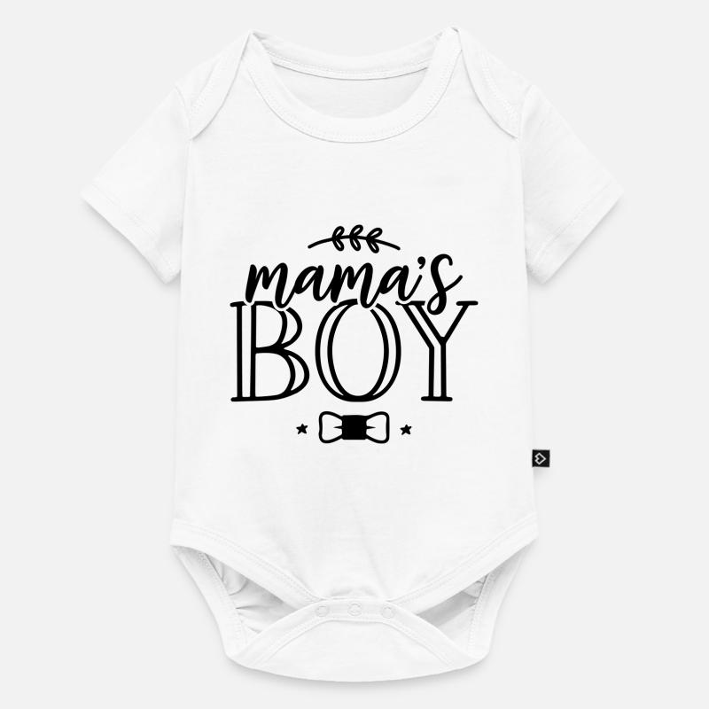 Muttersöhnchen - Baby Premium Kurzarmbody - Weiß