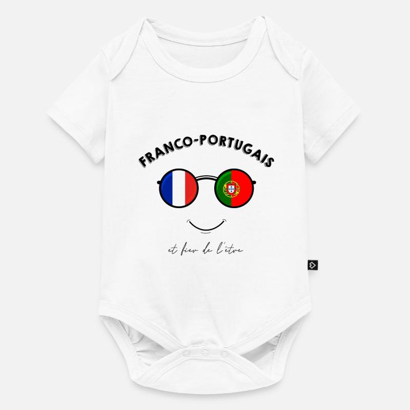 Franco-portugais et fier de l'être - Body à manches courtes Premium Bébé - blanc