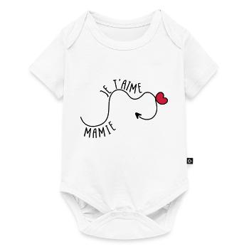 Mamie je t'aime ! - Body à manches courtes Premium Bébé - blanc - Devant