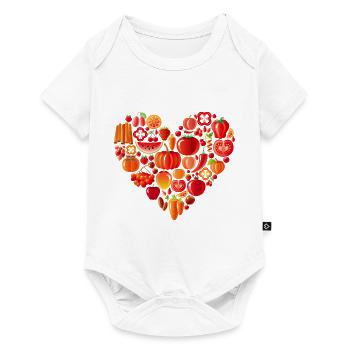 Organic - Baby Premium short-sleeve bodysuit - white - Front