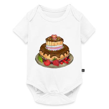 Cake - Baby Premium short-sleeve bodysuit - white - Front