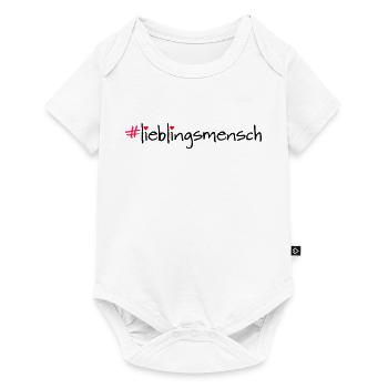 #lieblingsmensch - Baby Premium Kurzarmbody - Weiß - Vorne