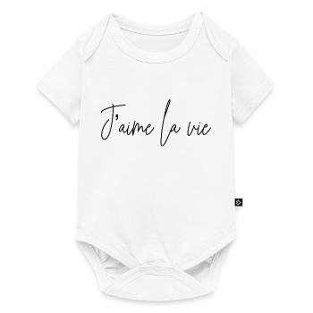 J´aime la vie - Baby Premium Kurzarmbody - Weiß - Vorne