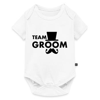 Team groom - Body à manches courtes Premium Bébé - blanc - Devant