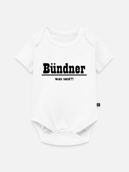 bündner was sust - Baby Premium Kurzarmbody - Weiß
