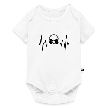 Heartbeat Music - Baby Premium short-sleeve bodysuit - white - Front
