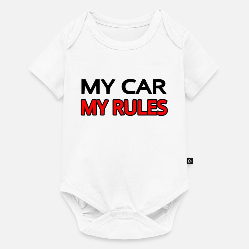 Voiture - Body à manches courtes Premium Bébé - blanc