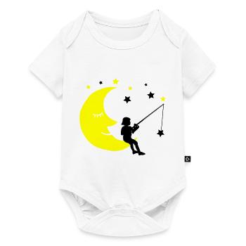 Enfants pêcheurs étoiles - Body à manches courtes Premium Bébé - blanc - Devant