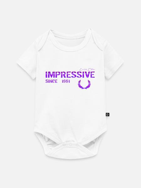 Impressive since 1991 - Baby Premium Kurzarmbody - Weiß