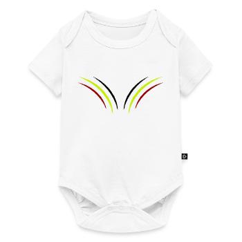 krallen belgien - Baby Premium Kurzarmbody - Weiß - Vorne