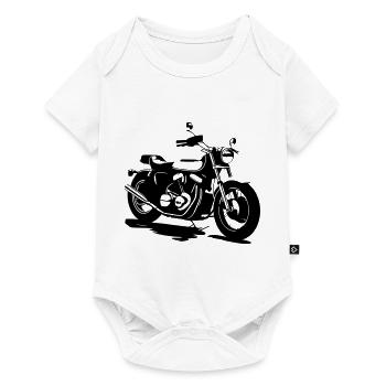 CLASSIC MOTORCYCLE - Baby Premium short-sleeve bodysuit - white - Front