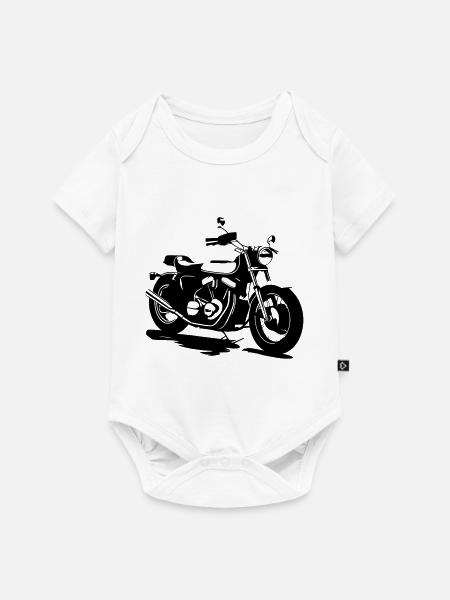 CLASSIC MOTORCYCLE - Baby Premium short-sleeve bodysuit - white