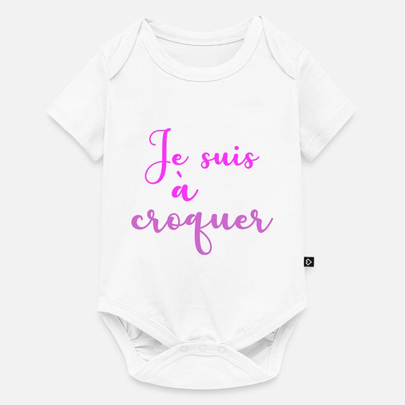 je suis à croquer - Body à manches courtes Premium Bébé - blanc