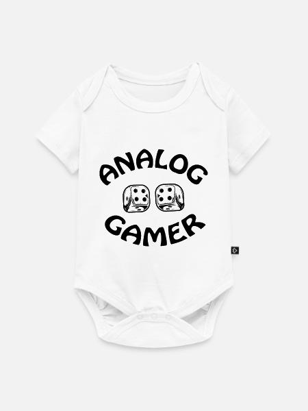 boardgame chess backgammon game night - Baby Premium Kurzarmbody - Weiß
