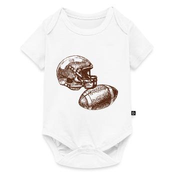 Ballsport - Baby Premium Kurzarmbody - Weiß - Vorne