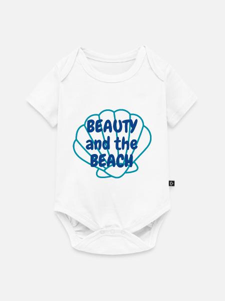 BEAUTY - Baby Premium Kurzarmbody - Weiß