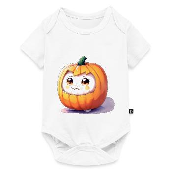Citrouille collection Kawaii - Body à manches courtes Premium Bébé - blanc - Devant