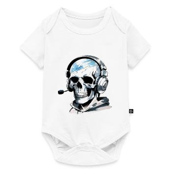 Play for Life collection Goth - Body à manches courtes Premium Bébé - blanc - Devant