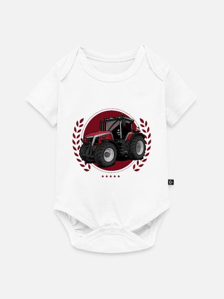 Traktor // Illustration - Baby Premium Kurzarmbody - Weiß