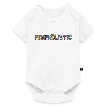 Minimalistic - Baby Premium short-sleeve bodysuit - white - Front