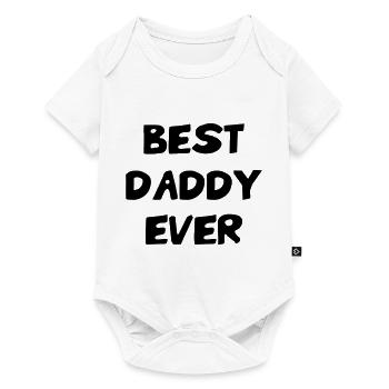 Meilleur Papa - Best Daddy Ever - Baby Premium short-sleeve bodysuit - white - Front