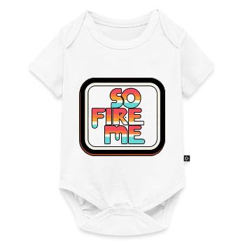 So Fire Me 14 - Baby Premium Kurzarmbody - Weiß - Vorne