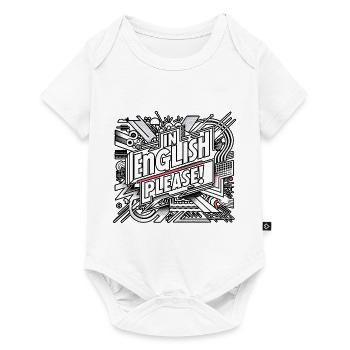 En anglais s’il vous plaît ! 16 - Body à manches courtes Premium Bébé - blanc - Devant