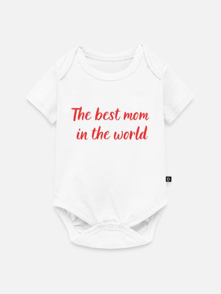 Beste Mutter - Baby Premium Kurzarmbody - Weiß