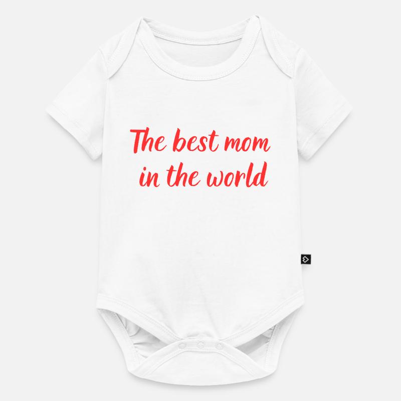 Beste Mutter - Baby Premium Kurzarmbody - Weiß