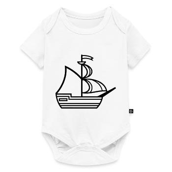 Pirate ship - Baby Premium short-sleeve bodysuit - white - Front