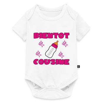 SOON TO BE A COUSIN - Baby Premium short-sleeve bodysuit - white - Front