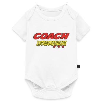 COACH EXTRAORDINAIRE - Body à manches courtes Premium Bébé - blanc - Devant