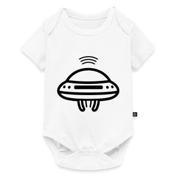 flying saucer - Baby Premium short-sleeve bodysuit - white - Front