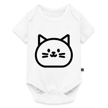 chaton - Body à manches courtes Premium Bébé - blanc - Devant