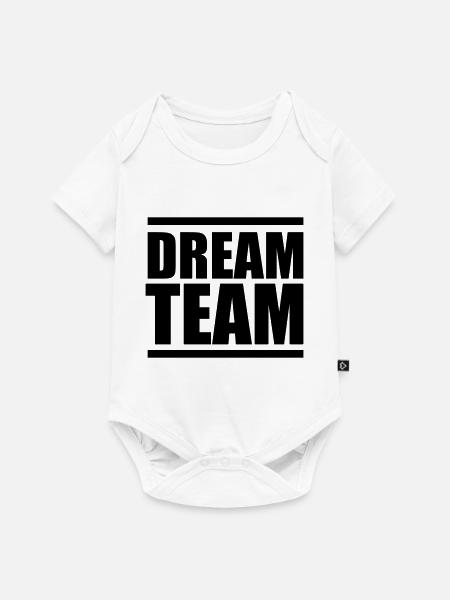 dream team - Baby Premium Kurzarmbody - Weiß