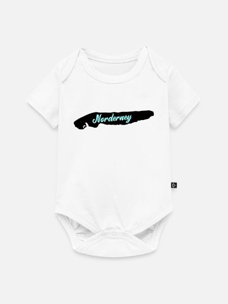 norderney insel - Baby Premium Kurzarmbody - Weiß