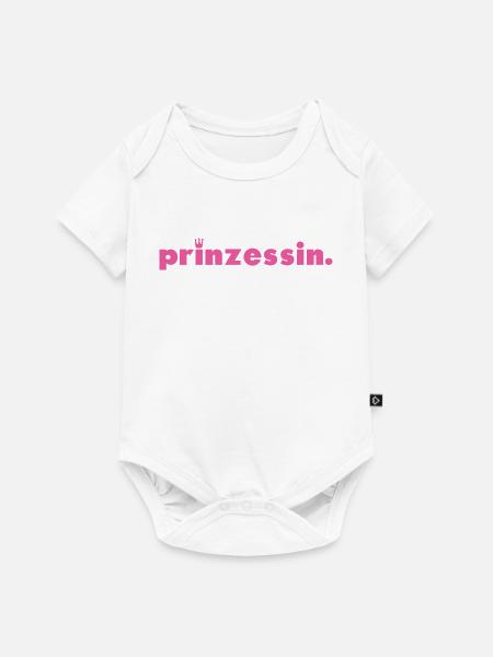 prinzessin. - Baby Premium Kurzarmbody - Weiß