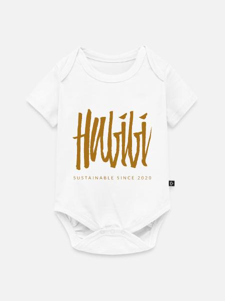 Habibi by MexxWolf - Baby Premium Kurzarmbody - Weiß