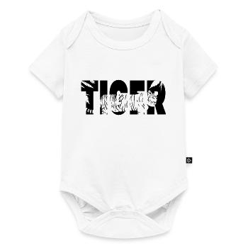 Tiger Typo - Baby Premium short-sleeve bodysuit - white - Front