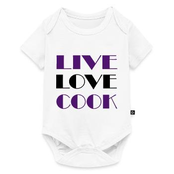 Passion for cooking - Baby Premium short-sleeve bodysuit - white - Front