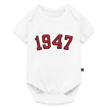 Sport year of birth 1947 - Baby Premium short-sleeve bodysuit - white - Front