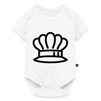 Toque Chef de cuisine - Body à manches courtes Premium Bébé - blanc - Devant