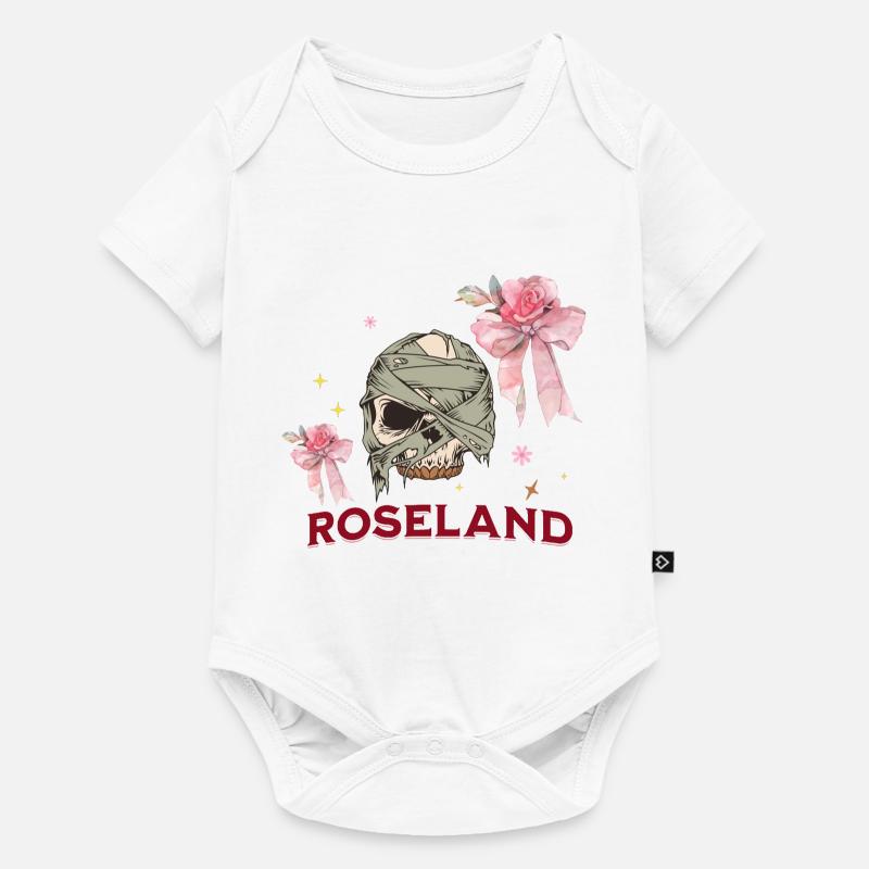 Roseland - Body à manches courtes Premium Bébé - blanc