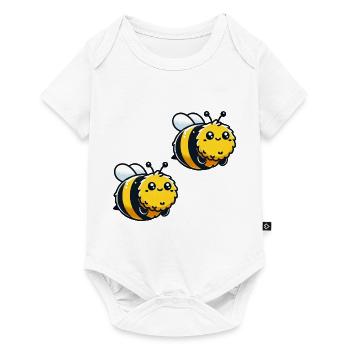 Bourdon Abeille 2 - Body à manches courtes Premium Bébé - blanc - Devant