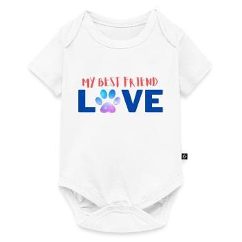 Mon meilleur ami - Body à manches courtes Premium Bébé - blanc - Devant