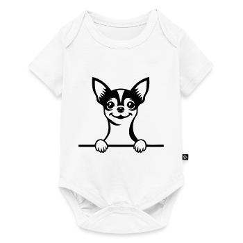 Chihuahua - Body à manches courtes Premium Bébé - blanc - Devant