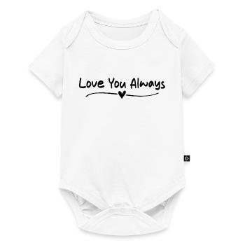 Always love you - Baby Premium short-sleeve bodysuit - white - Front