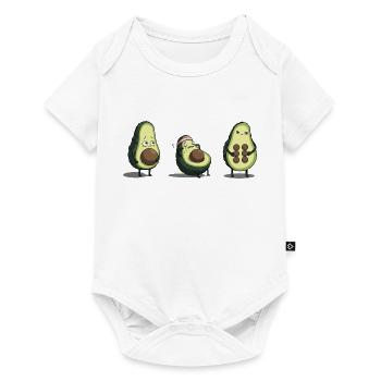 Avocado Body Evolution - Baby Premium short-sleeve bodysuit - white - Front