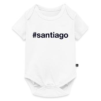SANTIAGO Hashtag Chili - Body à manches courtes Premium Bébé - blanc - Devant